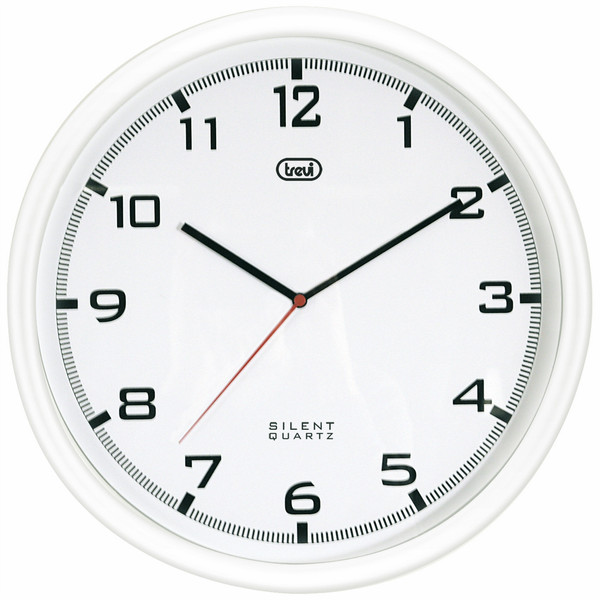 Trevi OM 3310 Quartz wall clock Квадратный Белый
