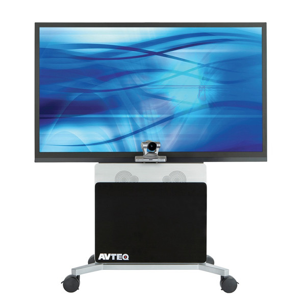 Avteq ELT-2100S Flat panel Multimedia cart Черный, Серый multimedia cart/stand