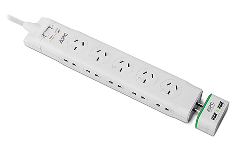 APC P10U-CN 10AC outlet(s) 220V White surge protector