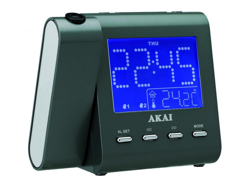 Akai ARP-090G Clock Digital Grey