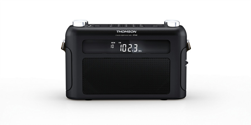 Thomson RT440 Tragbar Digital Schwarz Radio