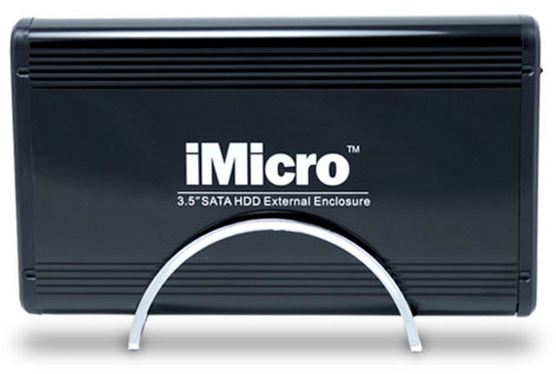 iMicro IM35SATABK 3.5" Black storage enclosure