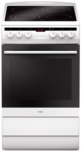 Amica SHC5774W Freistehend Electric hob A Weiß