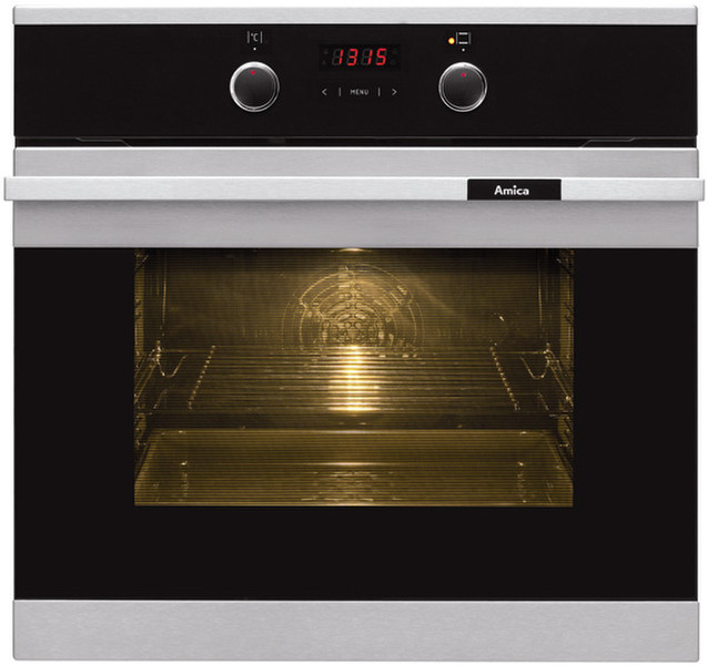 Amica TEF1533AA Electric 66L 3300W A Black,Stainless steel