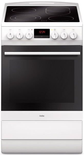 Amica SHC51074DW Freestanding Electric hob A White cooker