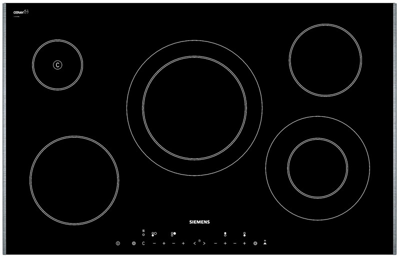 Siemens ET786501E Встроенный Ceramic hob Черный плита