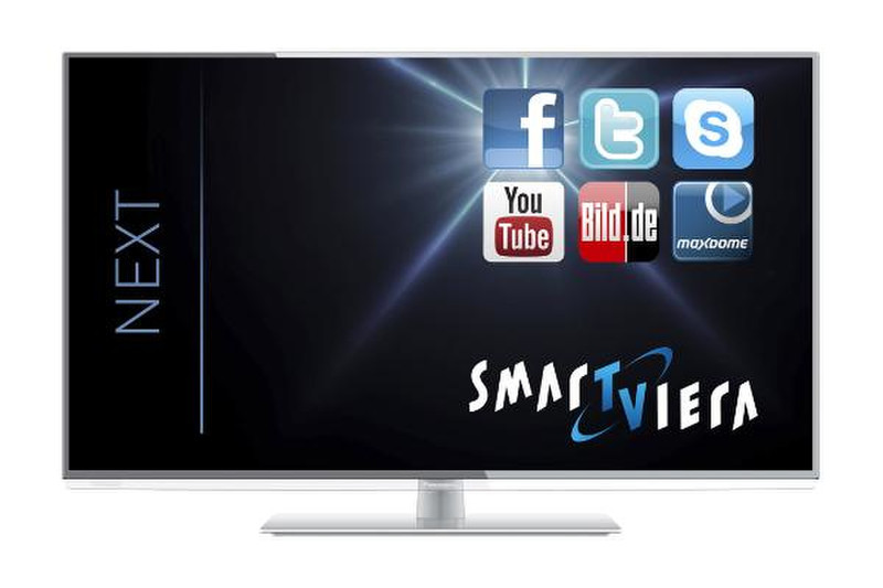 Panasonic TX-L42EW6 42Zoll Full HD Smart-TV WLAN Silber LED-Fernseher