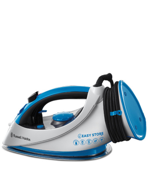 Russell Hobbs 18616-56 Dry & Steam iron Stainless Steel soleplate 2400W Blue,White iron