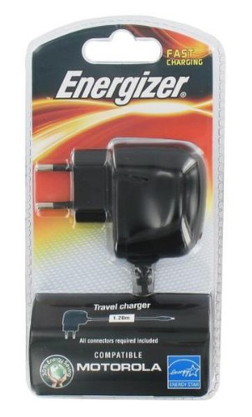 Energizer LCHECTCEUMO2 WALL-Charger EU Carica batterie Для помещений Черный