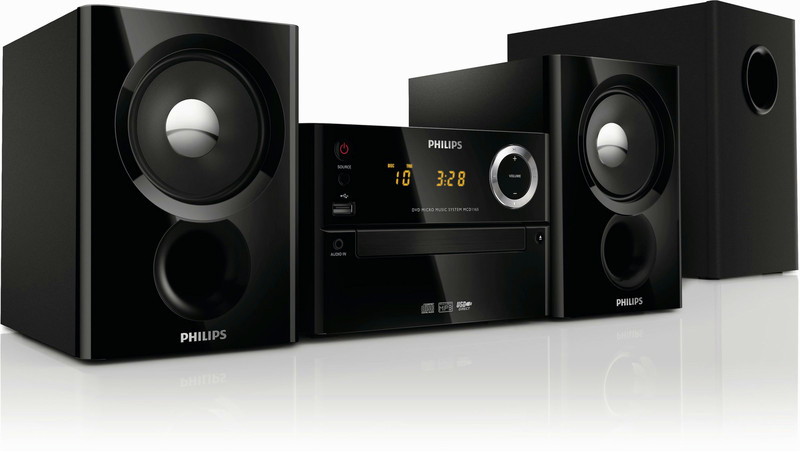 Philips MCD1165/55 Micro set 70Вт Черный домашний музыкальный центр