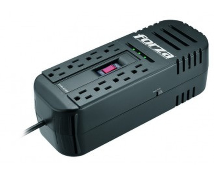 Forza Power Technologies FVR-1211M 8AC outlet(s) 1.2m Black surge protector