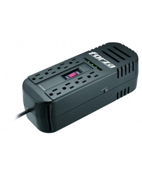 Forza Power Technologies FVR-2201M 8AC outlet(s) 120V 1.2m Black surge protector