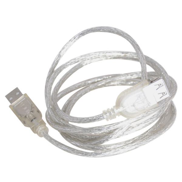 Inca IUZ-01 1.5м USB A USB A Прозрачный кабель USB