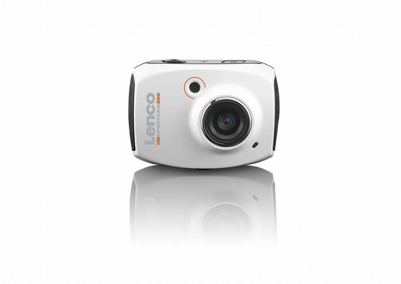 Lenco Sportcam-300 white 5МП Full HD CMOS 72г