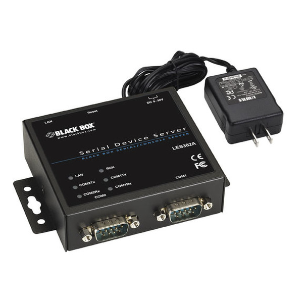 Black Box LES302A-KIT Fast Ethernet (10/100) Energie Über Ethernet (PoE) Unterstützung Schwarz Netzwerk-Switch