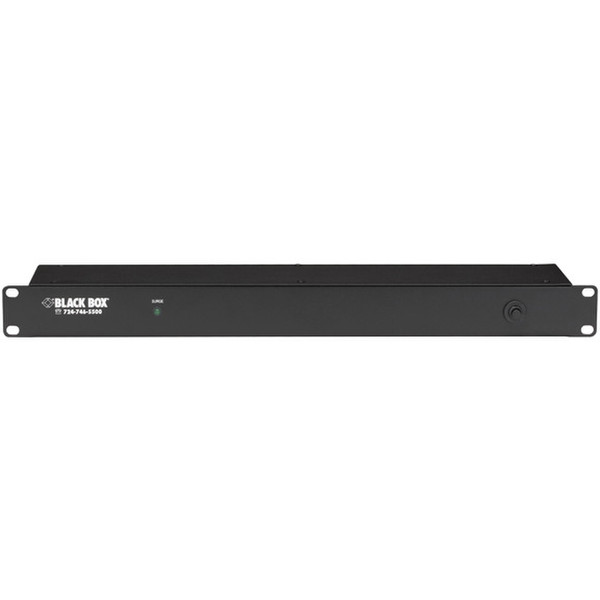 Black Box SP472A-R2 8AC outlet(s) 1U Schwarz Stromverteilereinheit (PDU)