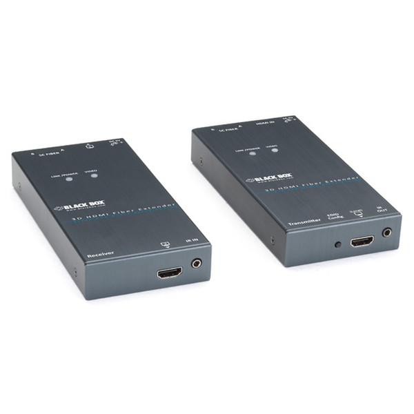 Black Box VX-HDMI-FO AV transmitter & receiver Schwarz Audio-/Video-Leistungsverstärker