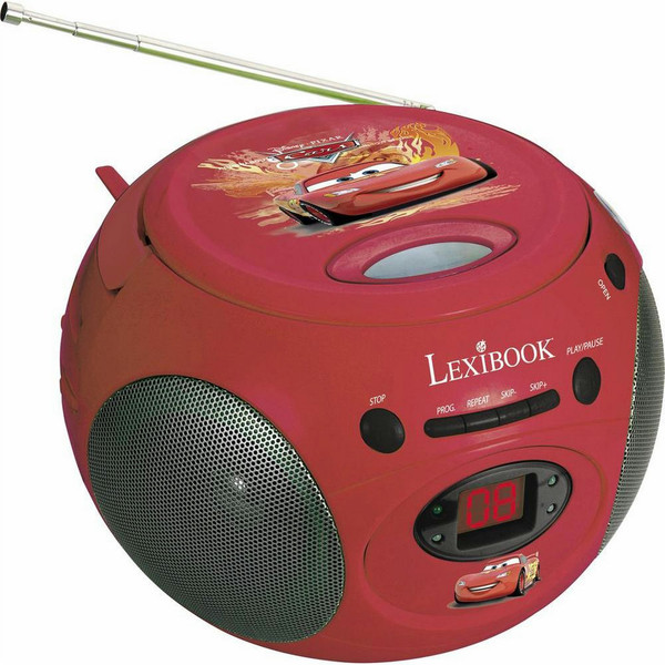 Lexibook RCD102 Analog 1.6W Red CD radio