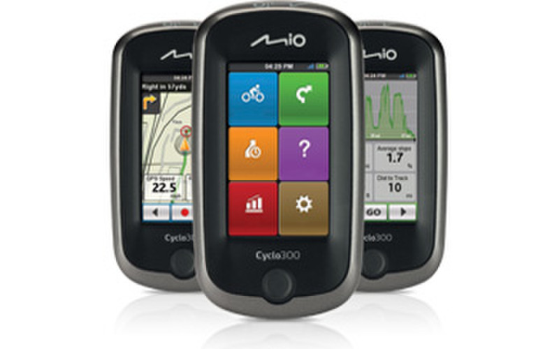 Mio Cyclo 300 Fixed 3Zoll LCD Touchscreen 156g Schwarz