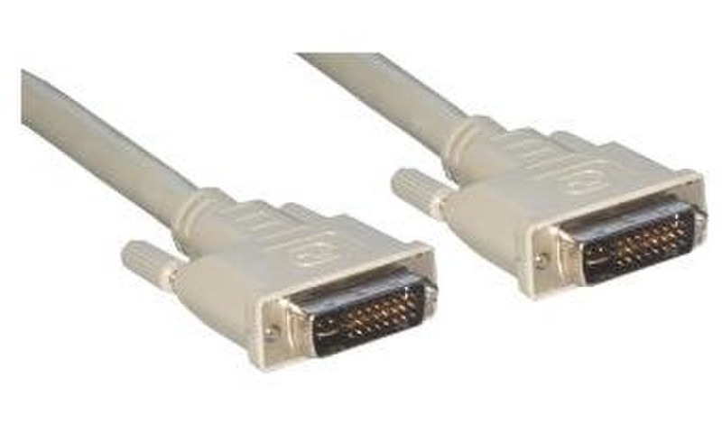 2ck 3m DVI-I M/M 3м DVI-I DVI-I Бежевый DVI кабель
