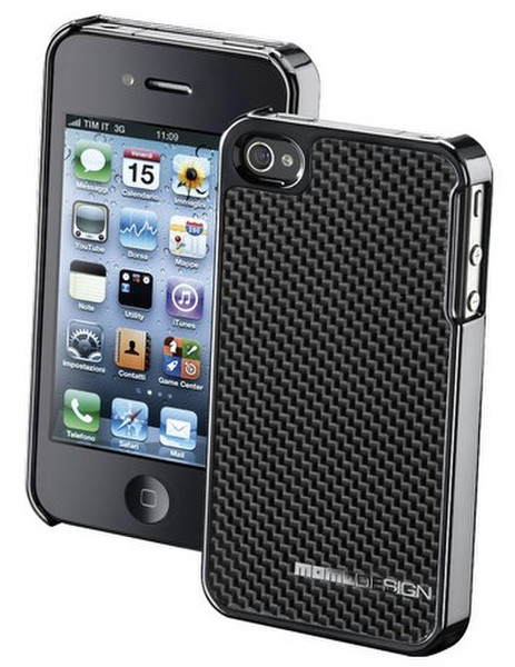 Momo Design MOMOCFIPHONE4DG Cover case Черный, Углерод чехол для мобильного телефона