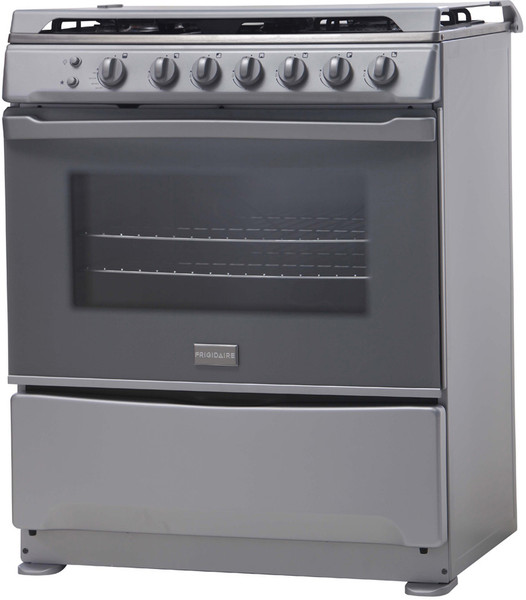 Frigidaire FKGA30J4MJG Freistehend Gas hob Silber Küchenherd