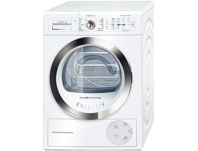 Bosch WTY87790NL freestanding Front-load 8kg A++ White tumble dryer