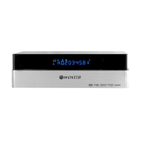 Woxter 1TB i-Cube 3900 1000GB 1920 x 1080Pixel Schwarz, Silber Digitaler Mediaplayer