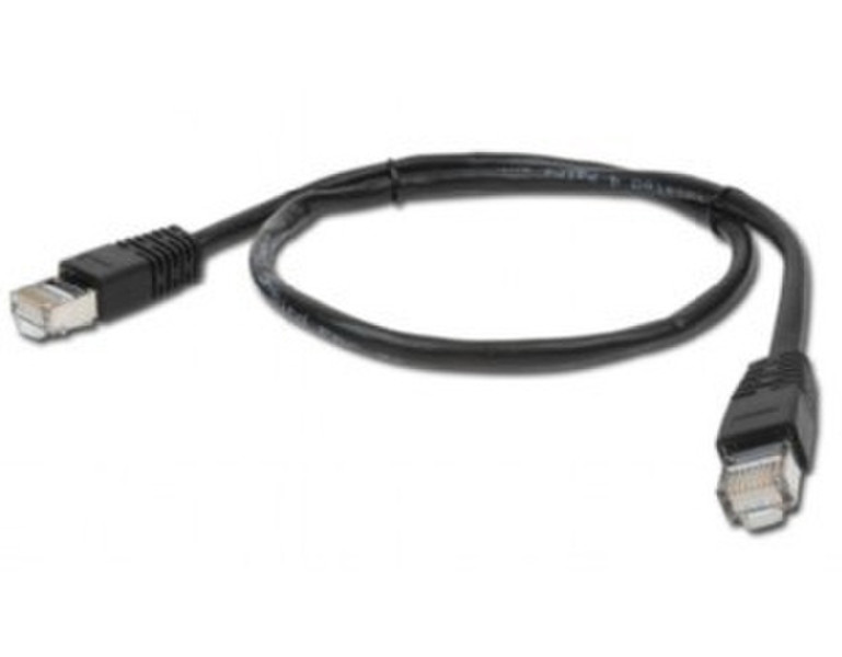 Gembird Patch Cord Cat.6 UTP 0.5m 0.5m Cat6 U/UTP (UTP) Black networking cable