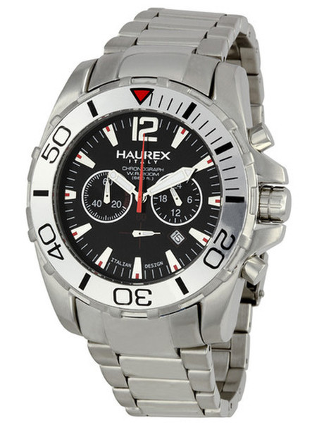 HAUREX ITALY 0A354UNR Armbanduhr Männlich Quarz Silber Uhr