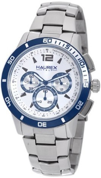 HAUREX ITALY 0A355USS Wristwatch Male Quartz Blue,Silver watch
