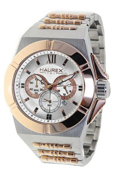 HAUREX ITALY 0D340USH Wristwatch Male Quartz Gold,Silver watch