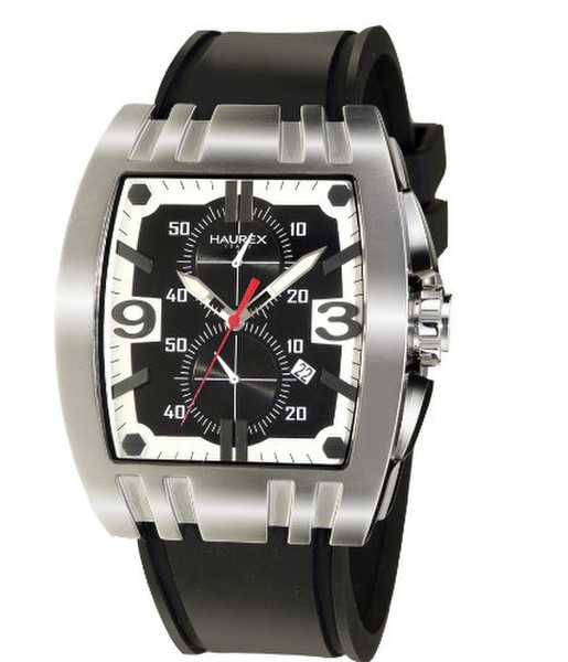 HAUREX ITALY 3A326UNS Armbanduhr Männlich Quarz Silber Uhr