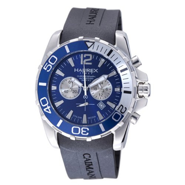 HAUREX ITALY 3A354UBB Wristwatch Male Quartz Blue,Silver watch