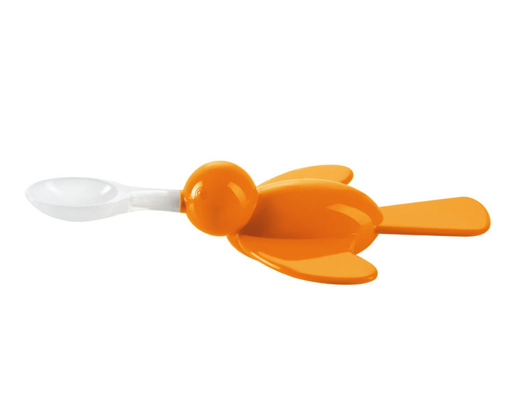E-my birdy Toddler cutlery set Orange Silikon