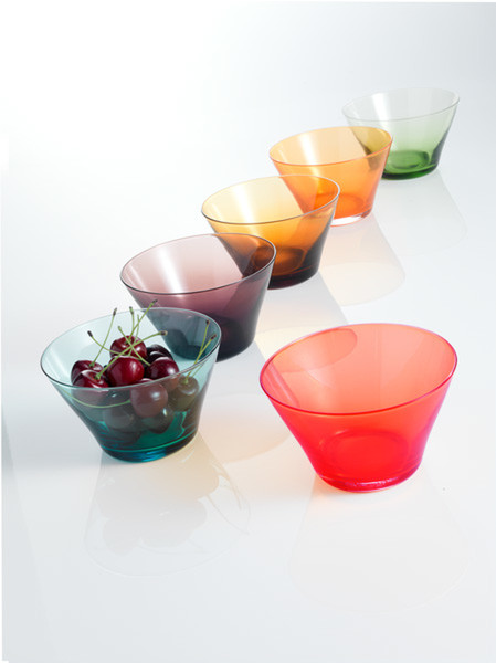 BRANDANI 56494 Bowl set Other Glass Multicolour dining bowl