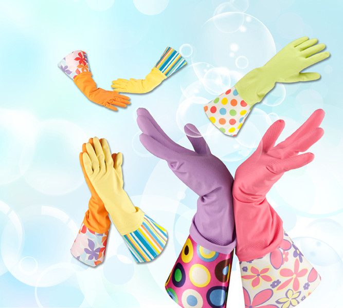 BRANDANI 56544 Rubber Multicolour protective glove