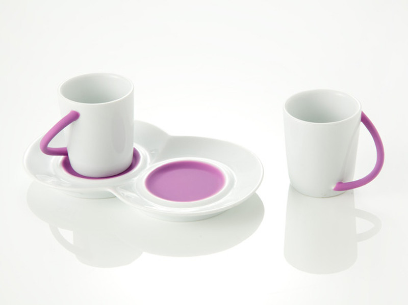 BRANDANI 56781 Purple,White 2pc(s) cup/mug