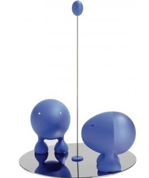 Alessi ASG02 AZ Blue,Stainless steel salt/pepper shaker