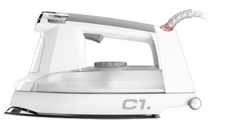 Jagua C1 Dry & Steam iron Stainless Steel soleplate 1600W White iron