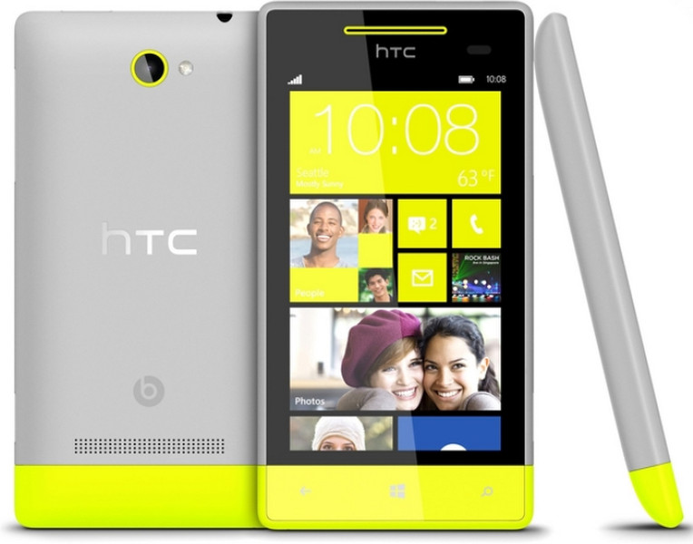 HTC Windows Phone 8 S 4ГБ Серый, Желтый