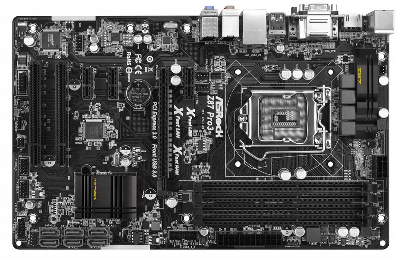 Asrock Z87 Pro3 Intel Z87 Socket H3 (LGA 1150) ATX motherboard