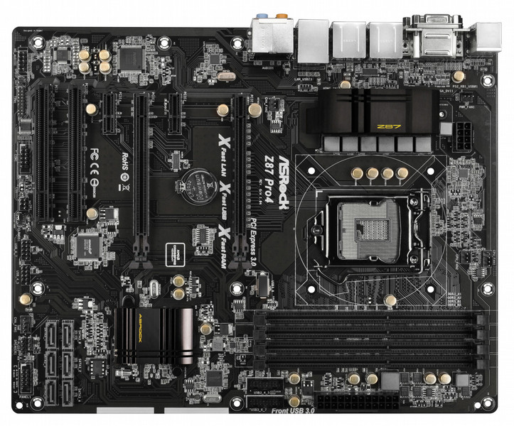 Asrock Z87 Pro4 Intel Z87 Socket H3 (LGA 1150) ATX motherboard