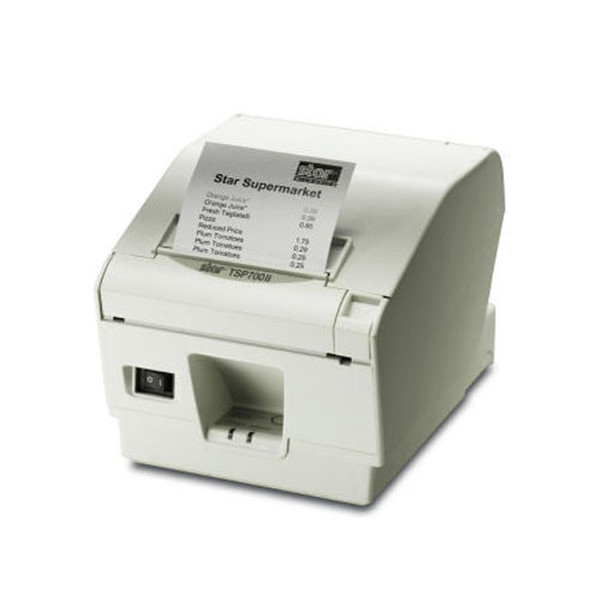 Star Micronics TSP743 II Wärmeübertragung Weiß Etikettendrucker