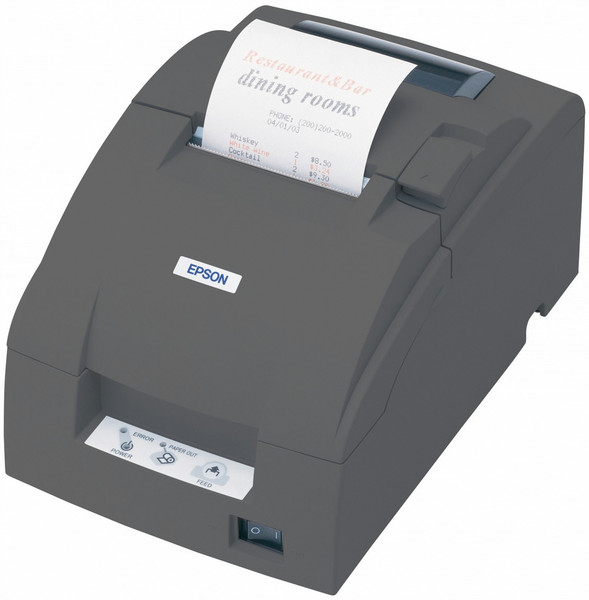 Epson TM-U220B Punktmatrix POS printer Schwarz