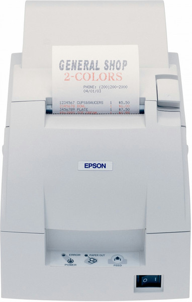 Epson TM-U220A Матричный POS printer Белый