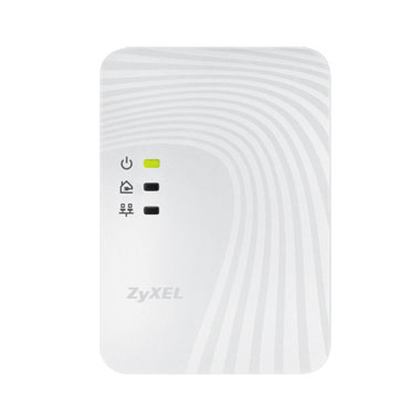 ZyXEL PLA4201 v2 500Mbit/s Eingebauter Ethernet-Anschluss Weiß 1Stück(e) PowerLine Netzwerkadapter