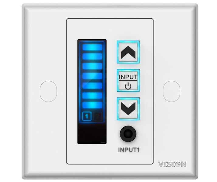 Vision TC2-AMP3 2.0 Home Wired White audio amplifier