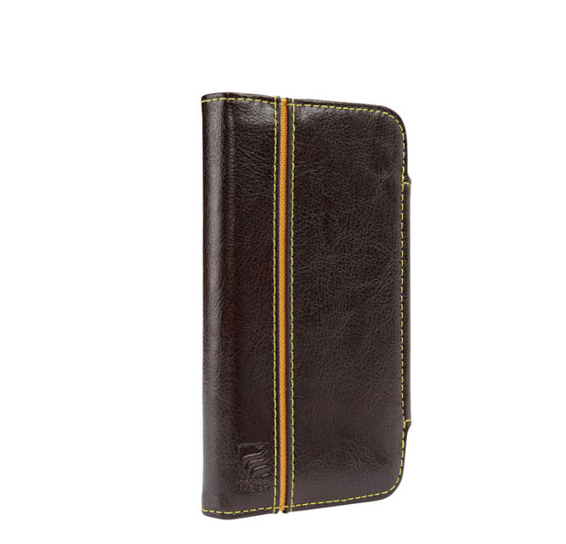 Maroo MGS-4WBR Wallet case Brown mobile phone case