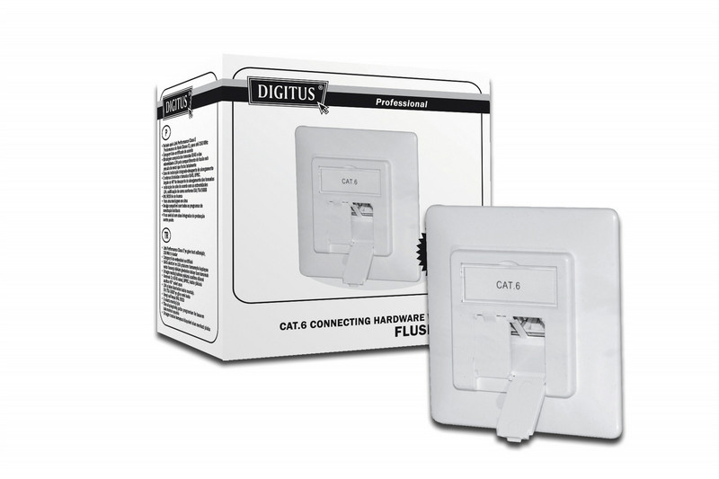 ASSMANN Electronic CAT 6, Cl. E RJ-45 White socket-outlet